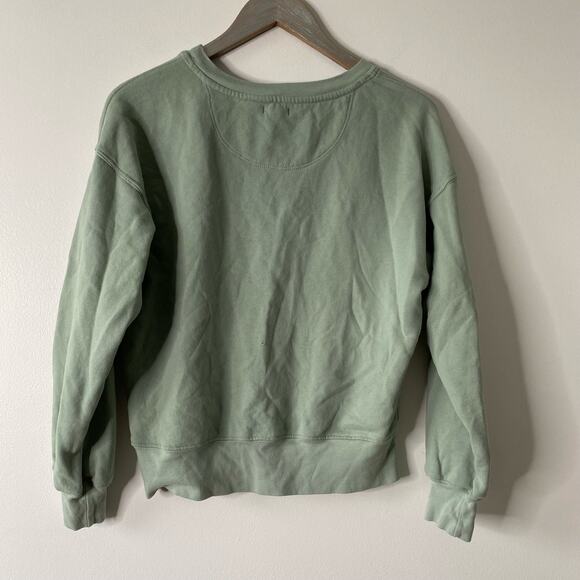 REVOLVE WELLBEING + BEINGWELL Washed Loden Green Sur Goldie Cotton Sweat Set - Picture 8 of 16